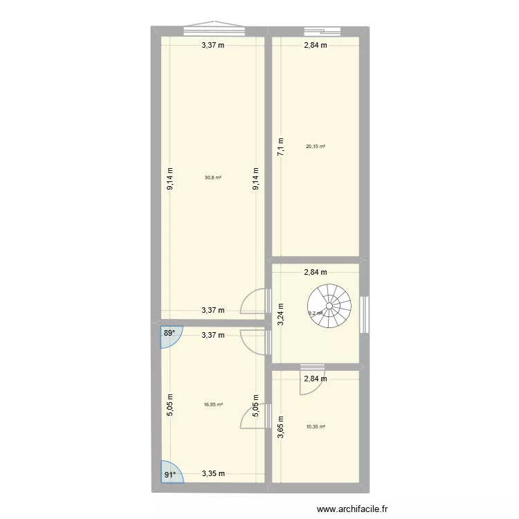 etage. Plan de 5 et 87 m² etage. Plan de 5 et 87 m²