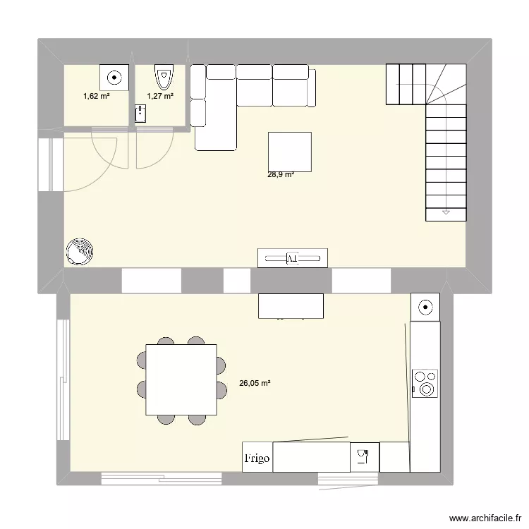 Maison RDC. Plan de Maison RDC. Plan de