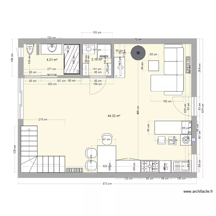 Maison rdc 9. Plan de 