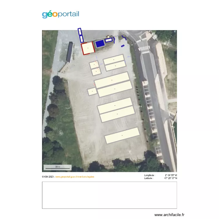 Plan Foire Expo Pontchateau 2026 Phase B. Plan de 16 et 1664 m² Plan Foire Expo Pontchateau 2026 Phase B. Plan de 16 et 1664 m²