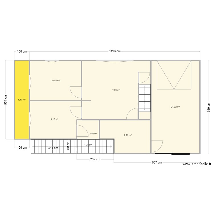 plan rez de chausse cierp. Plan de 0 pièce et 0 m2