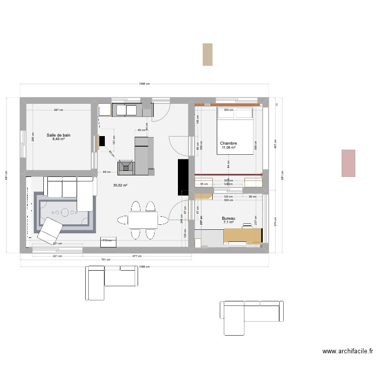 56 Ladybird street. Plan de 0 pièce et 0 m2