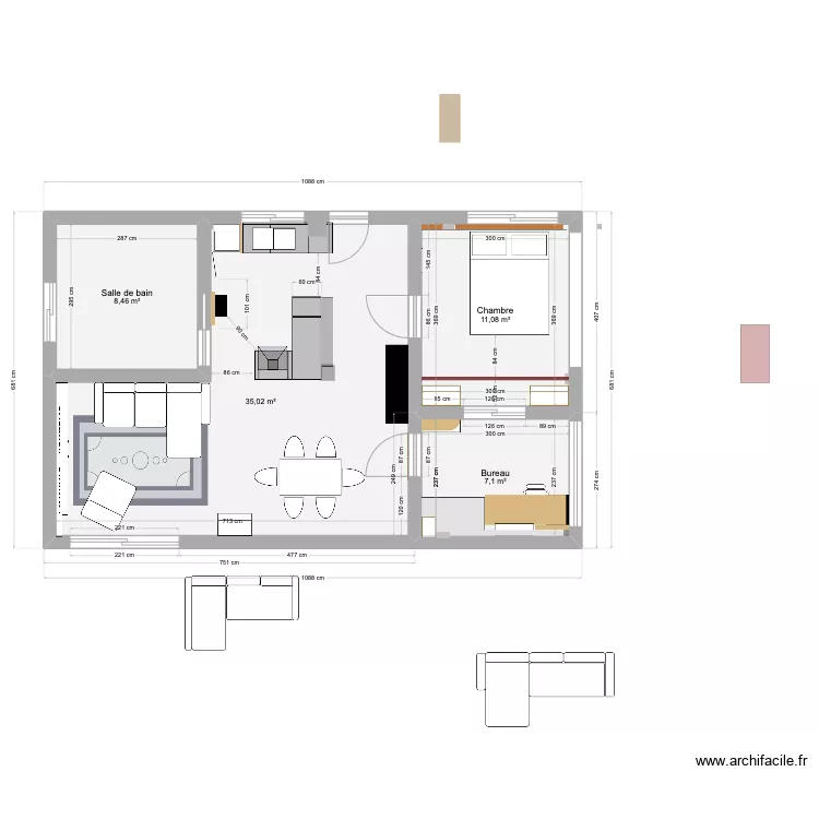 56 Ladybird street. Plan de 