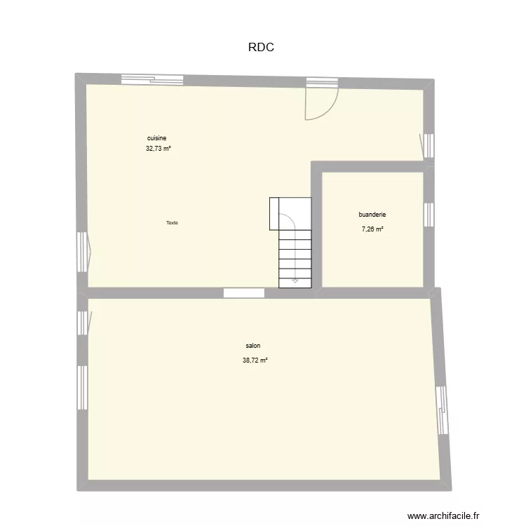 mas vernet. Plan de 10  et 153 m²