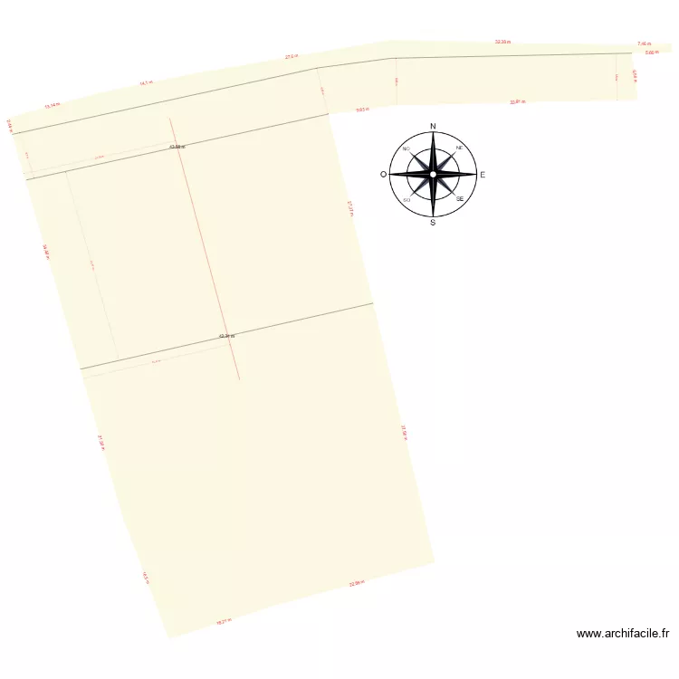 Hudimesnil_1163_1164_1167_Parcelles. Plan de 