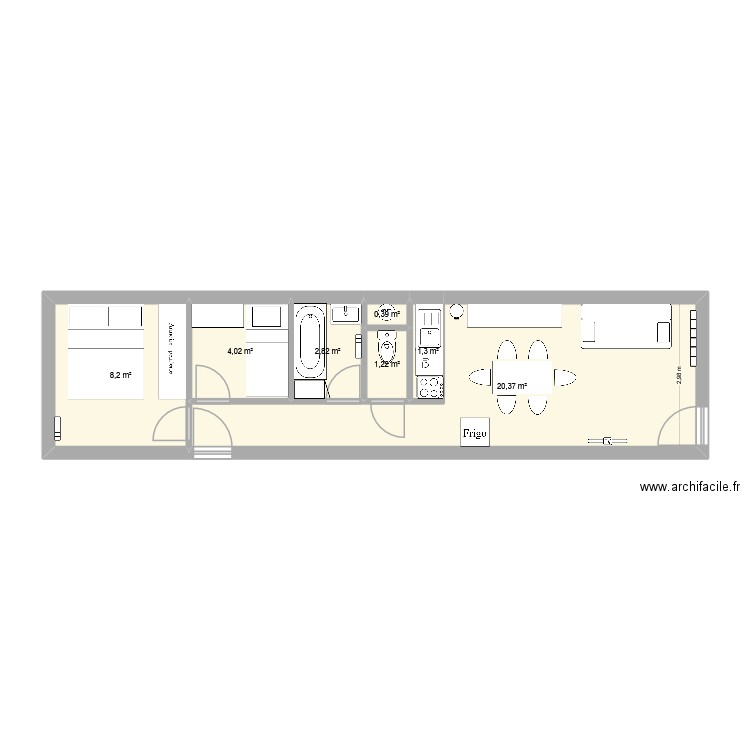 Super Besse. Plan de 0 pièce et 0 m2