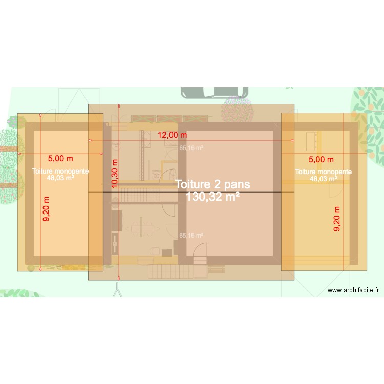 Maison BOISSEY 10. Plan de 8 pièces et 194 m2