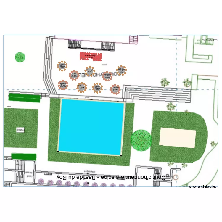 Diner A_A dessert. Plan de 