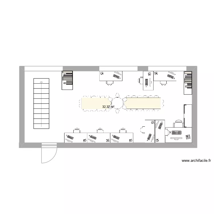 Ma classe. Plan de 1 et 32 m² Ma classe. Plan de 1 et 32 m²