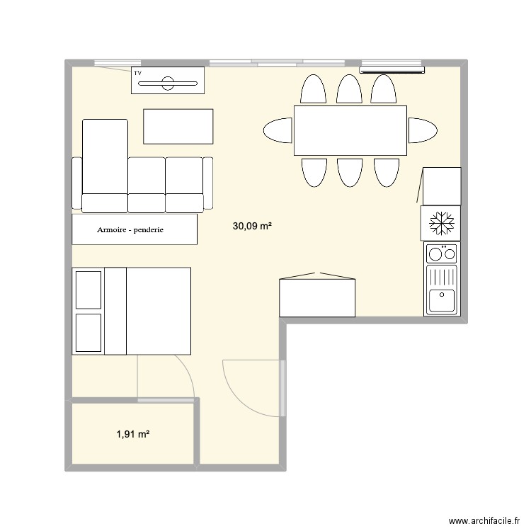 Appart. Plan de 0 pièce et 0 m2