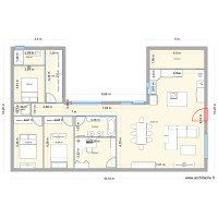 Plan constrcution maison en U