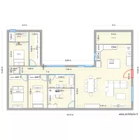 Plan constrcution maison en U