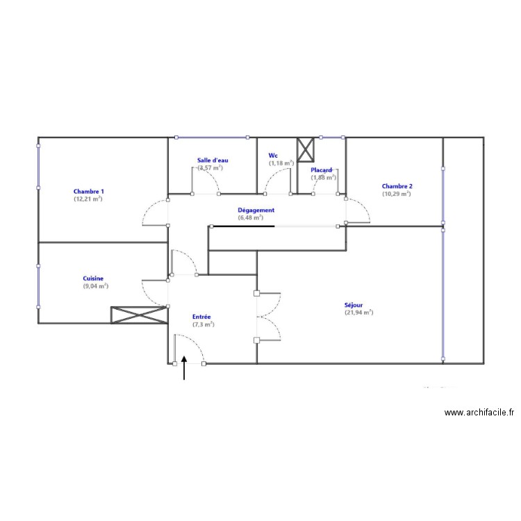 test. Plan de 0 pièce et 0 m2