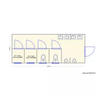 Bungalow 2WC + 2WC TURC