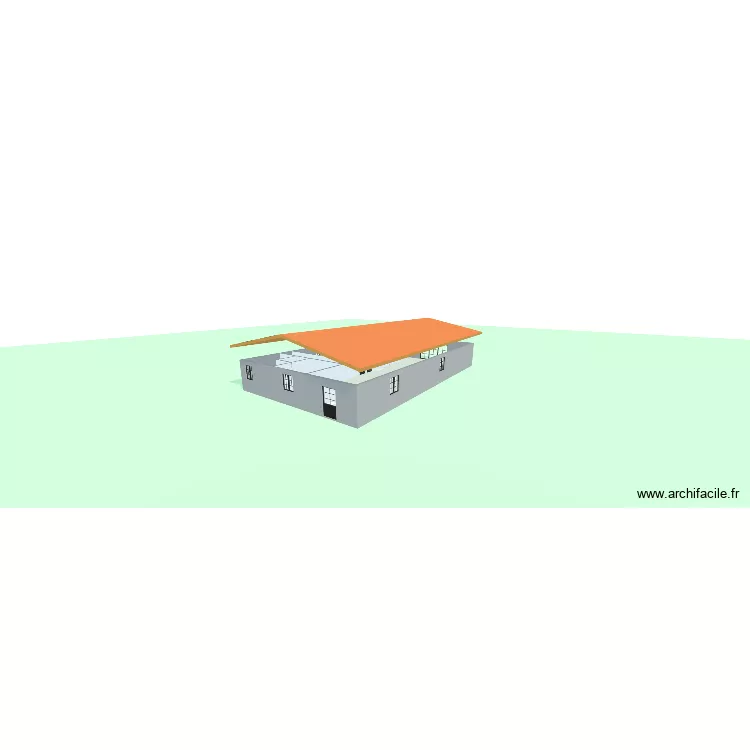 Grange 2. Plan de 6 et 220 m² Grange 2. Plan de 6 et 220 m²