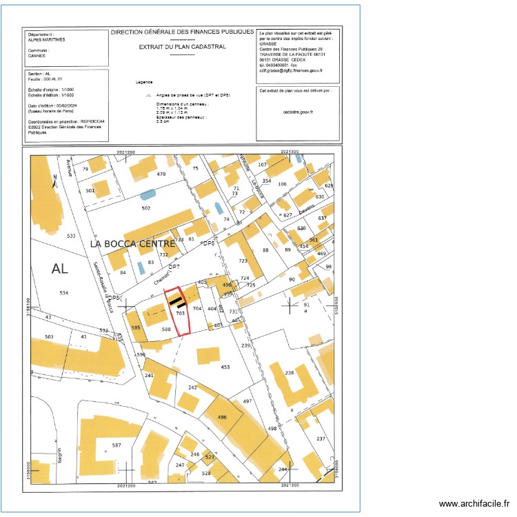 DP2 - MONIER Vue Eloign&eacute;e. Plan de 0 pièce et 0 m2