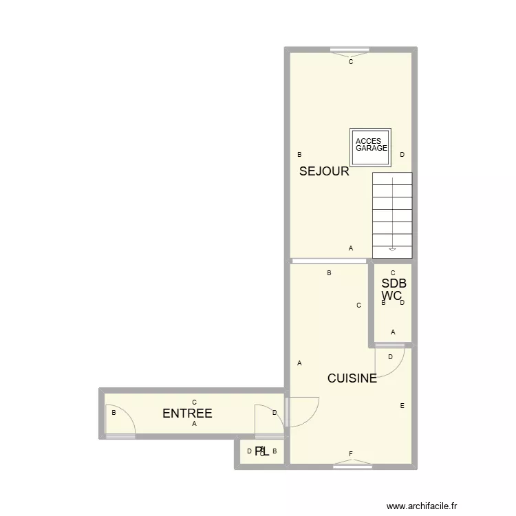 ETAGE 01 CONGENIES APPART 04 PLB. Plan de 
