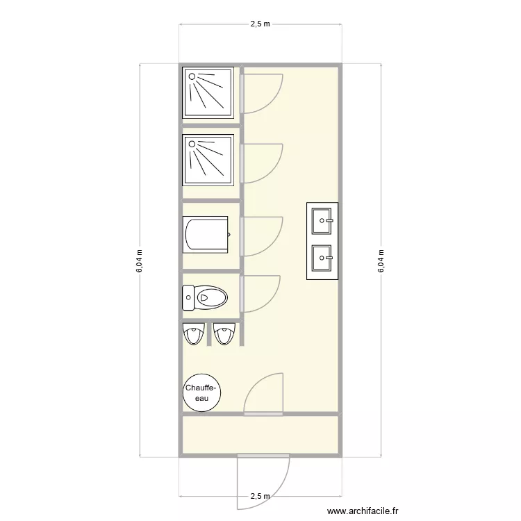 PBC CHANTIER VILLEURBANNE. Plan de 