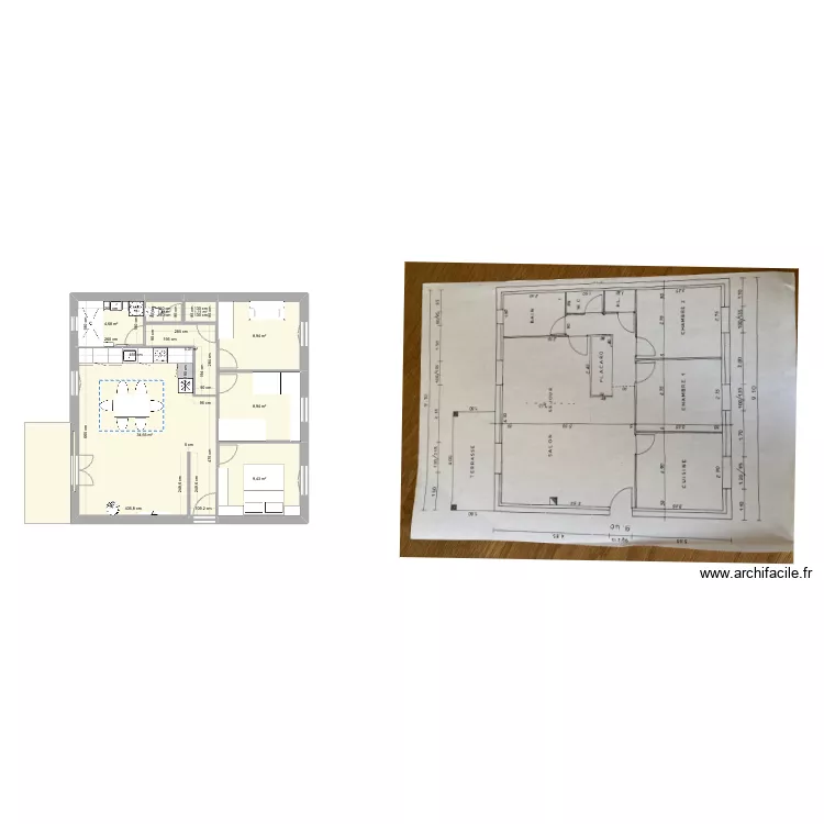 maison parents 2. Plan de 