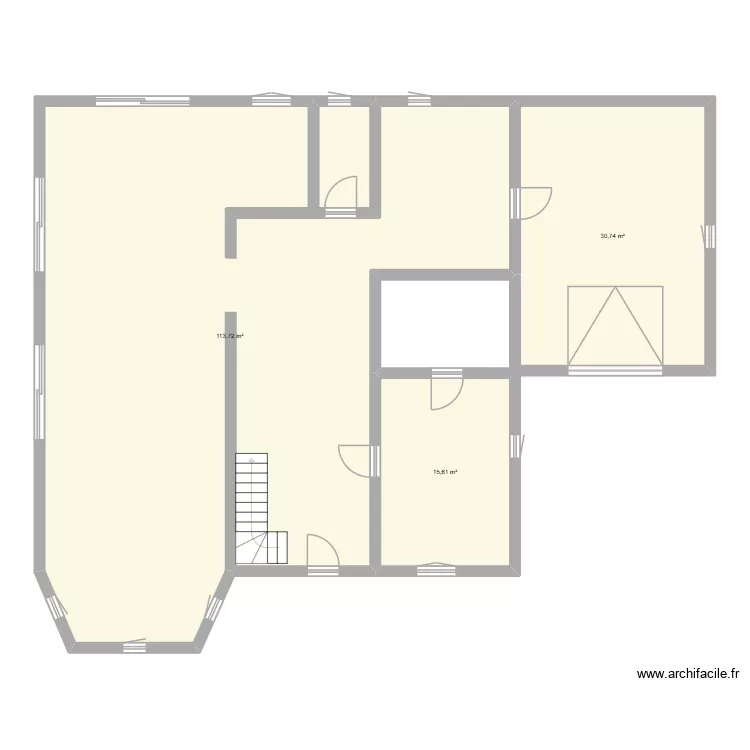 maison saulx. Plan de 3  et 160 m²