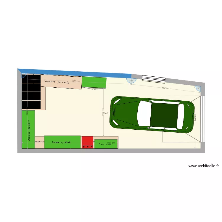 Vaux garagebis. Plan de 