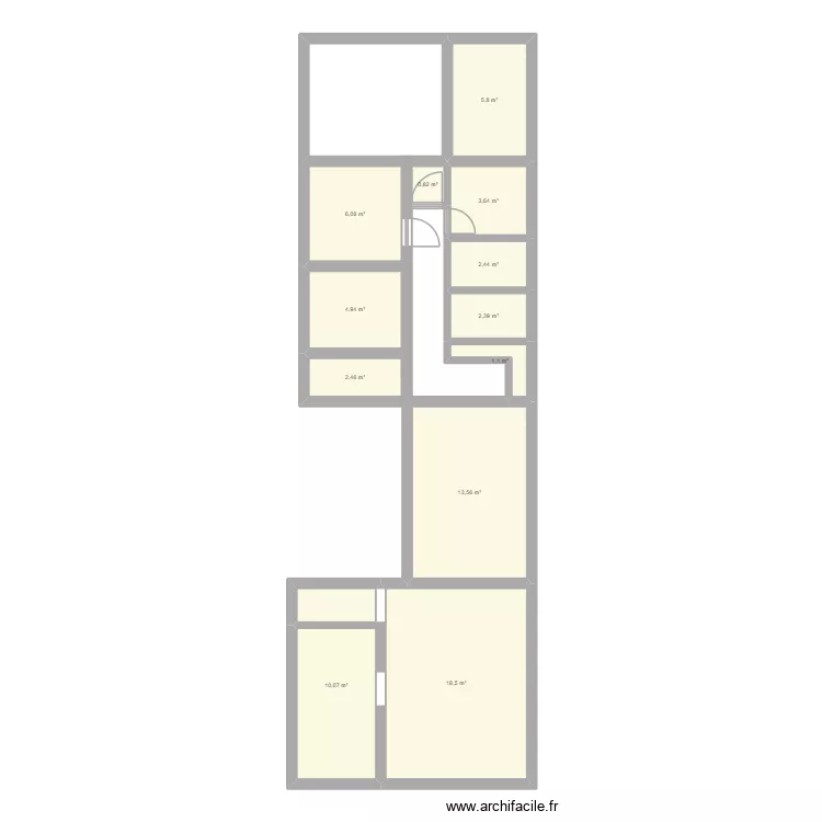 plan malo. Plan de 12  et 72 m²
