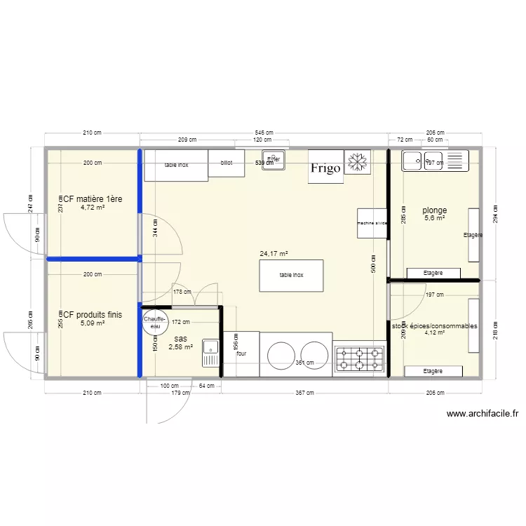 labo charcuterie. Plan de labo charcuterie. Plan de