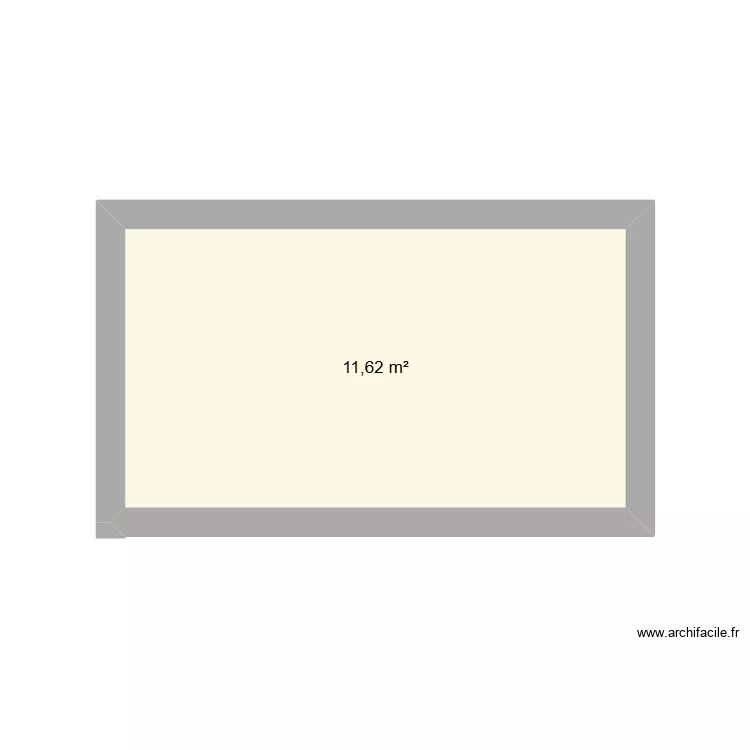 extension. Plan de 1  et 12 m²