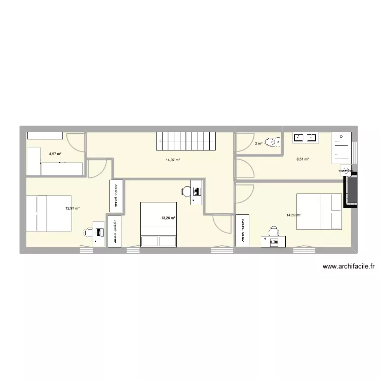 gratot etage. Plan de 7 et 70 m² gratot etage. Plan de 7 et 70 m²