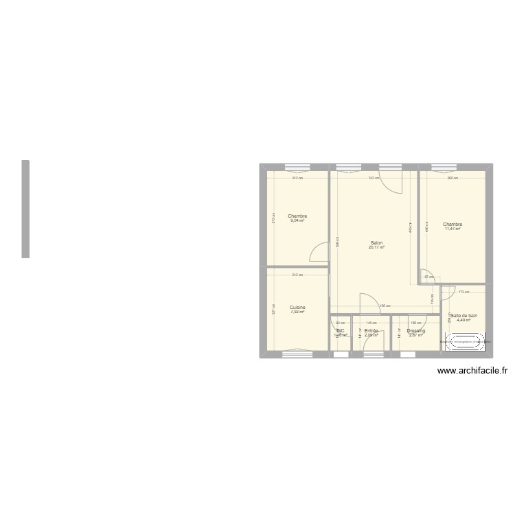 Brunet V2. Plan de 0 pièce et 0 m2