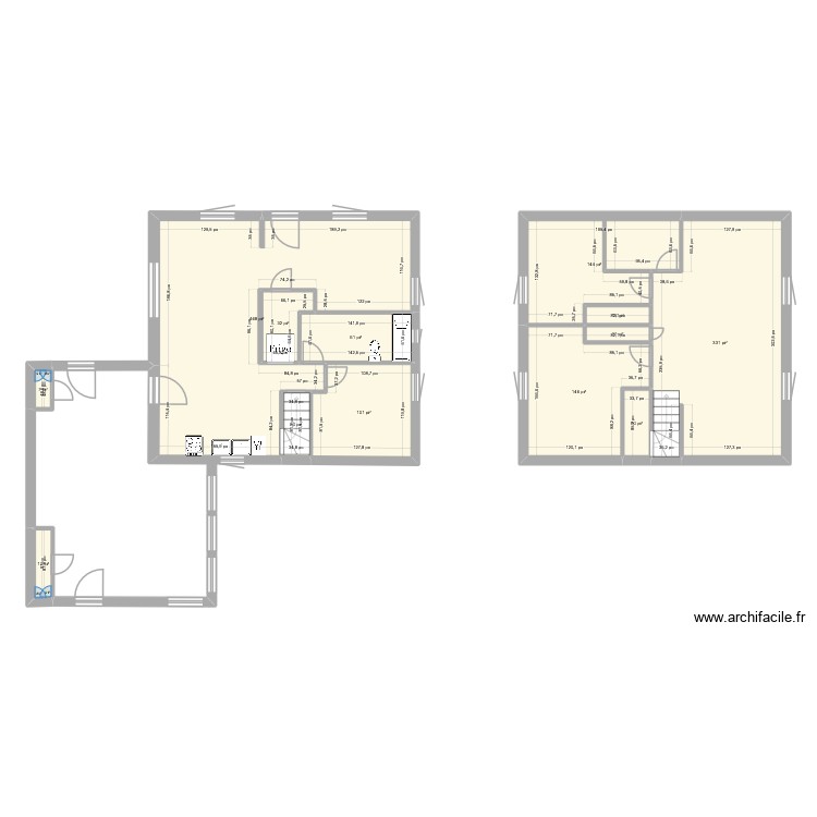 maison david projet. Plan de 0 pièce et 0 m2