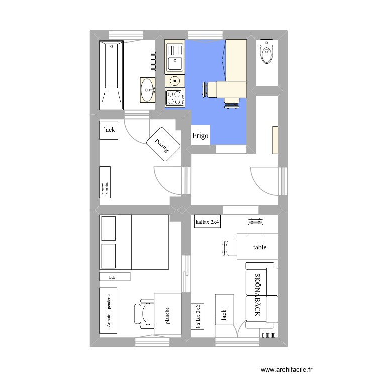 appart stras. Plan de 0 pièce et 0 m2