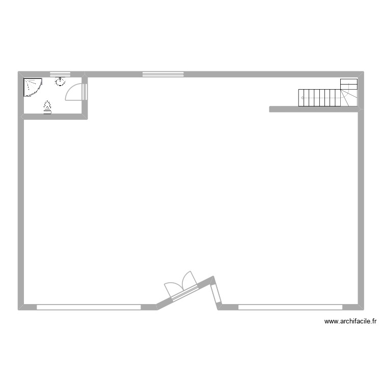 magasin. Plan de 0 pièce et 0 m2