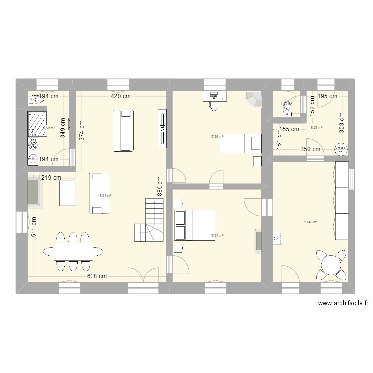 Poiseul V5. Plan de 0 pièce et 0 m2