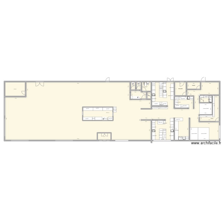 TYLD toilette 30/01. Plan de 10 pièces et 625 m2