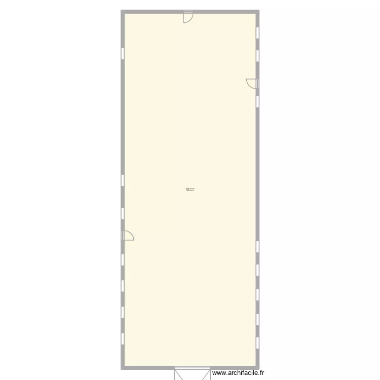 Derenbach. Plan de 1 pièce et 326 m²