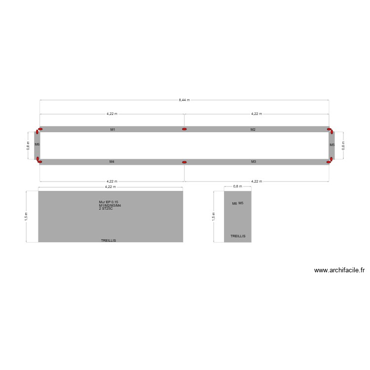 Prefosse 1. Plan de 0 pièce et 0 m2