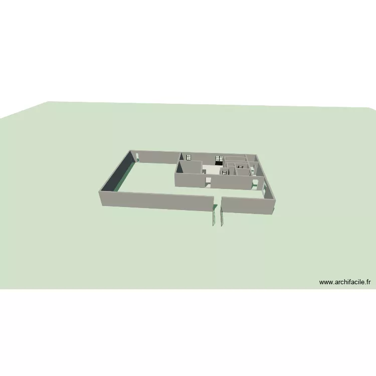 batiment n 2. Plan de 4  et 67 m²