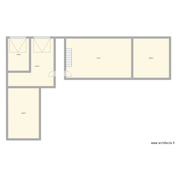 ST CYPRIEN 3. Plan de 5 pièces et 160 m2