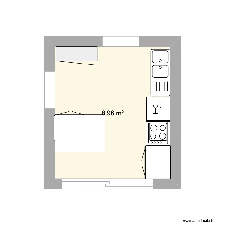 cuisine. Plan de 0 pièce et 0 m2 cuisine. Plan de 0 pièce et 0 m2
