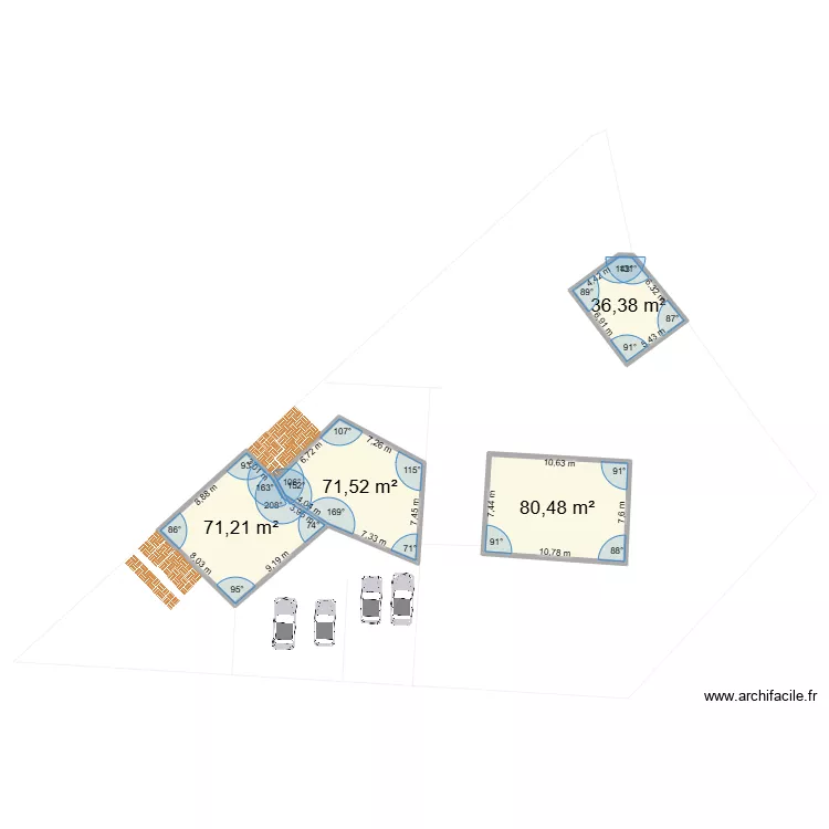 maison double brens. Plan de 