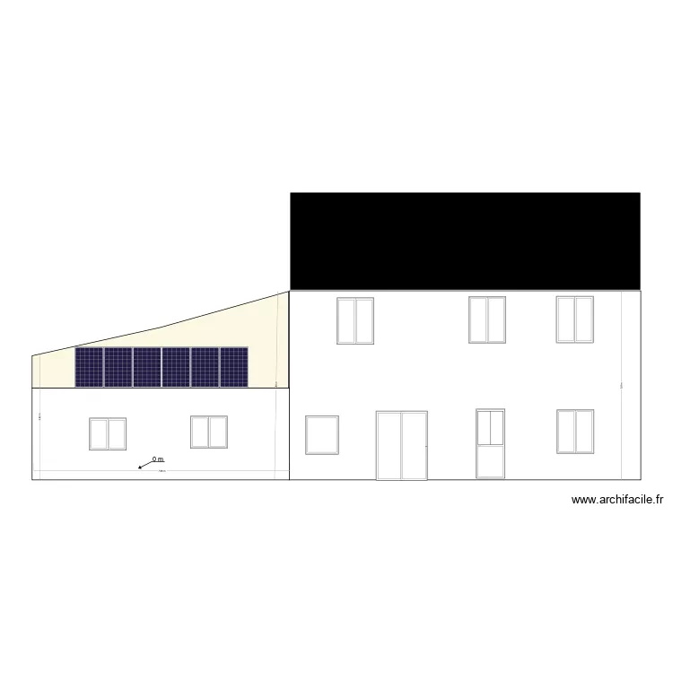 maison. Plan de 