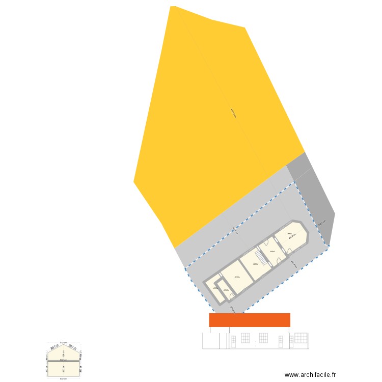 SCI 3 FRERES. Plan de 8 pièces et 135 m2