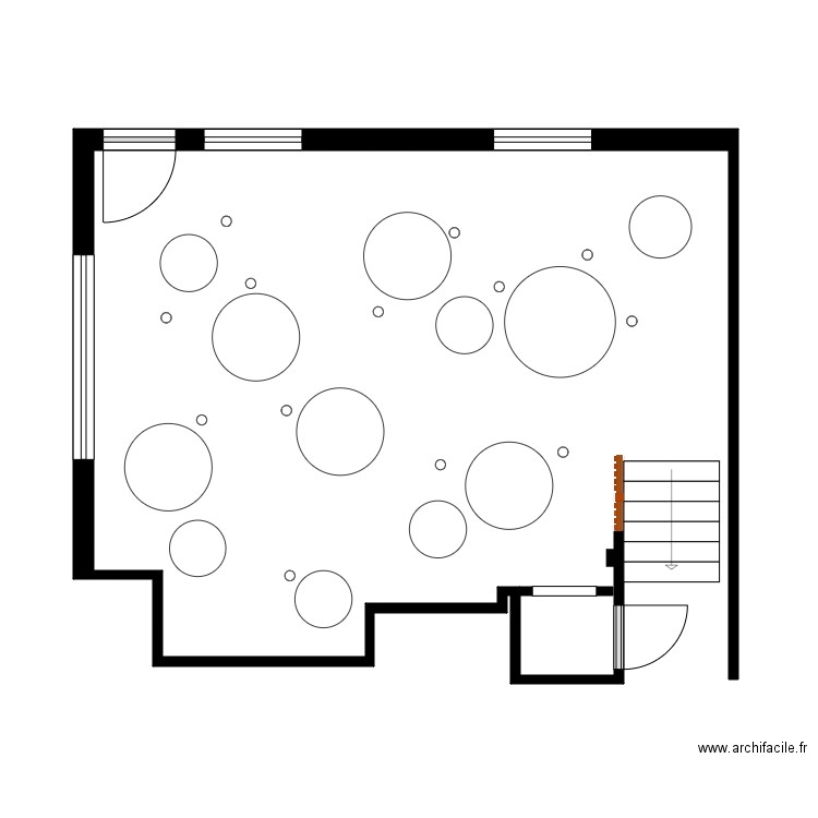 Grondin plafond3. Plan de 0 pièce et 0 m2