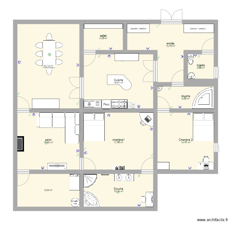 Maison du 20/11/2023. Plan de 0 pièce et 0 m2