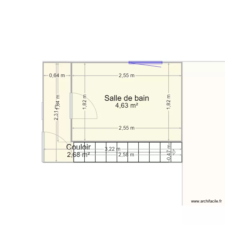 Appartement 3 STUDIO. Plan de Appartement 3 STUDIO. Plan de