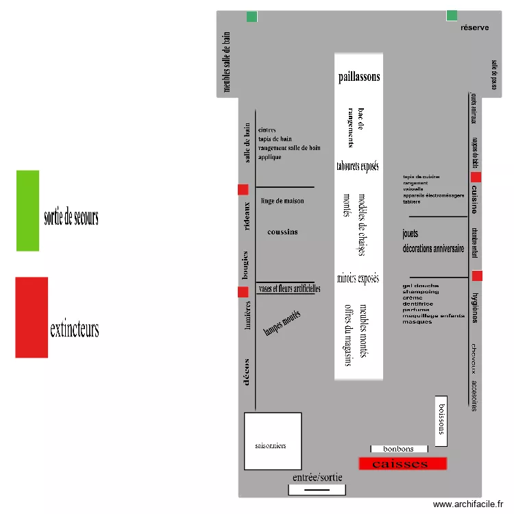 plan maxi bazar. Plan de 1 et 1056 m² plan maxi bazar. Plan de 1 et 1056 m²
