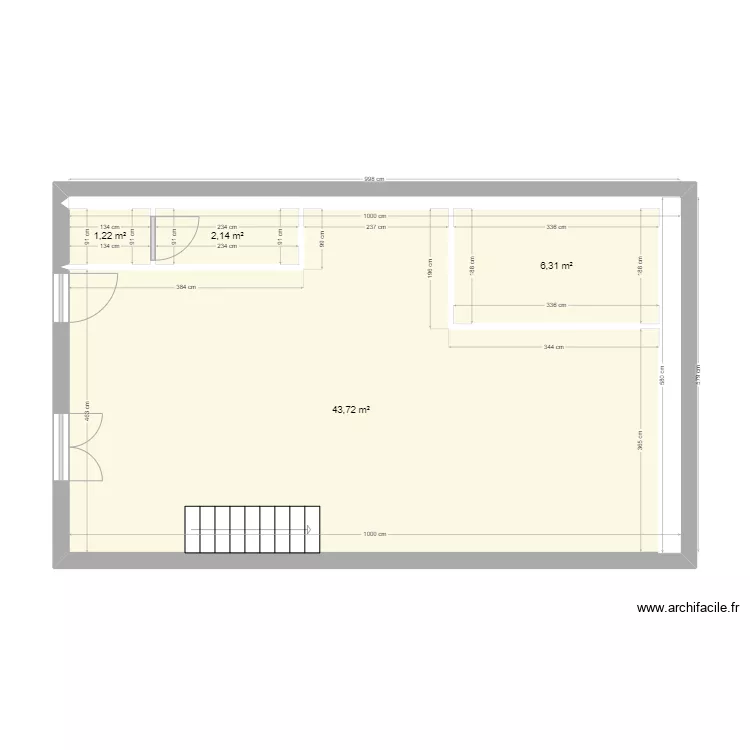 maison 2 1 er etage . Plan de 