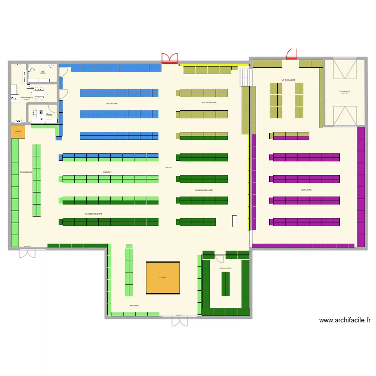 Bergerac V2. Plan de 