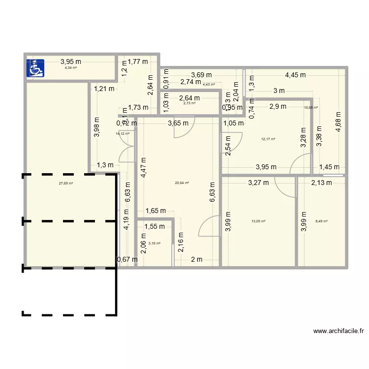 cab le marin1s2. Plan de 11  et 122 m²